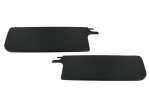Sun visors black without mirror (per pair) Beetle 8.1964 until 7.1972 convertible